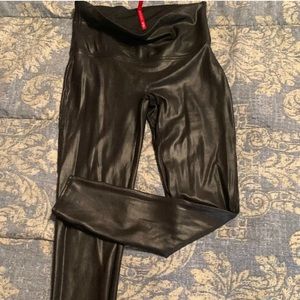 Spanx faux leather leggings